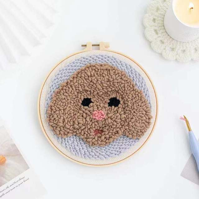 Poodle - Punch Needle Kit