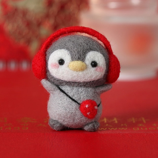 Cool Penguin - DIY Felt Painting Kit