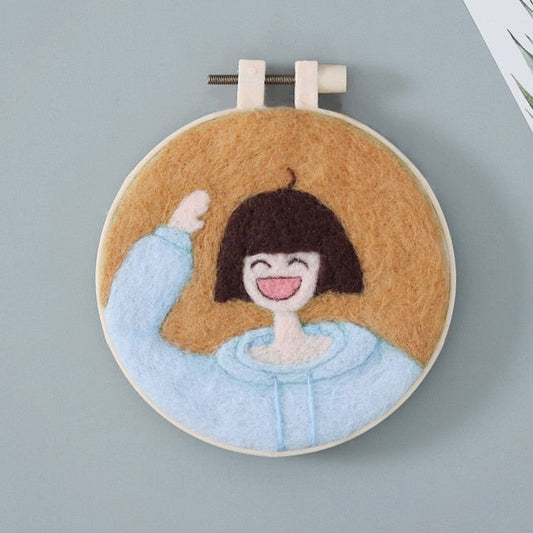 Girl - DIY Felt Painting Kit