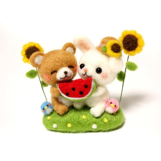 Cute Bear - DIY Felt Painting Kit