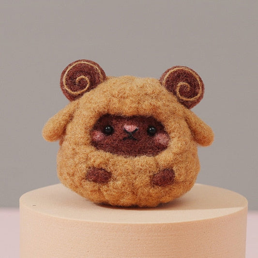 Brown Sheep - DIY Felt Painting Kit