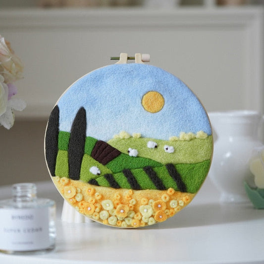 Grassland - DIY Felt Painting Kit