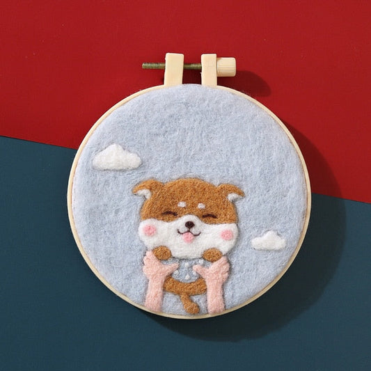 My Pet Dog - DIY Felt Painting Kit