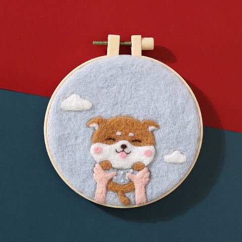 My Pet Dog - DIY Felt Painting Kit