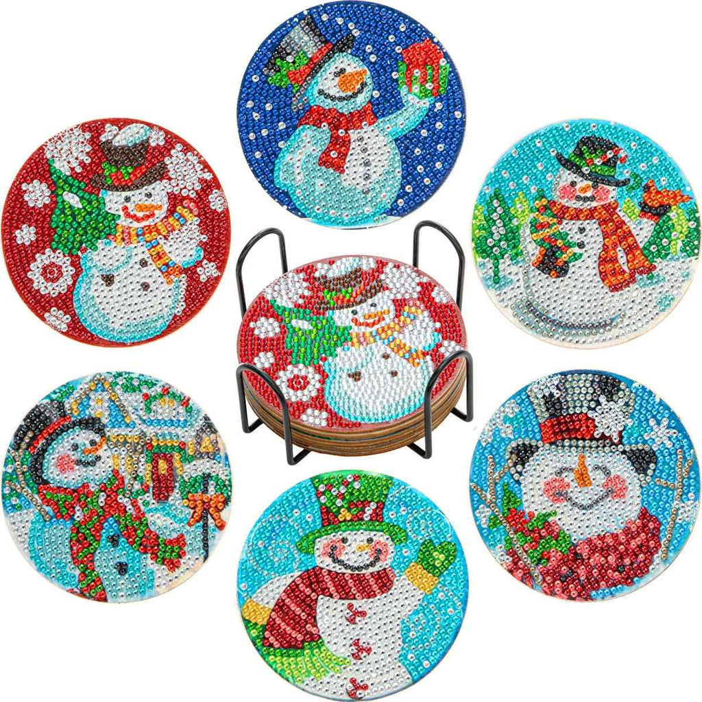 Christmas 8-pack - Diamond Painting Coasters