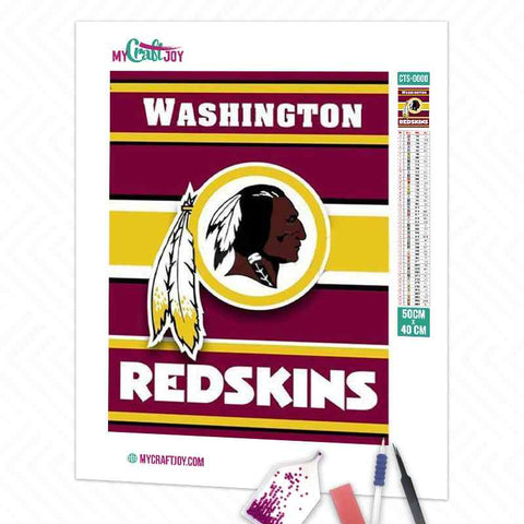 Washington Redskins American Football Teams - DIY Diamond Painting Kit