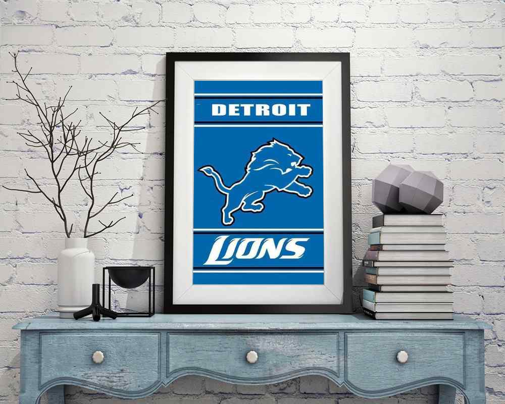 Detroid Lions American Football Teams - DIY Diamond Painting Kit