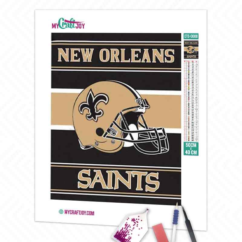 New Orleans Saints American Football Teams - DIY Diamond Painting Kit