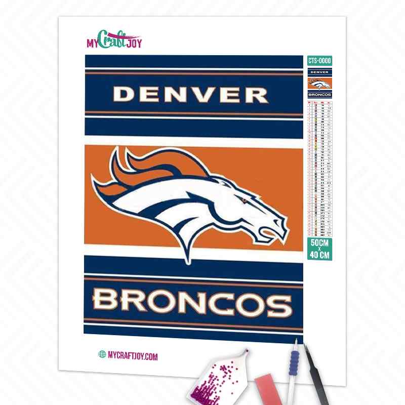 Denver Broncos American Football Teams - DIY Diamond Painting Kit