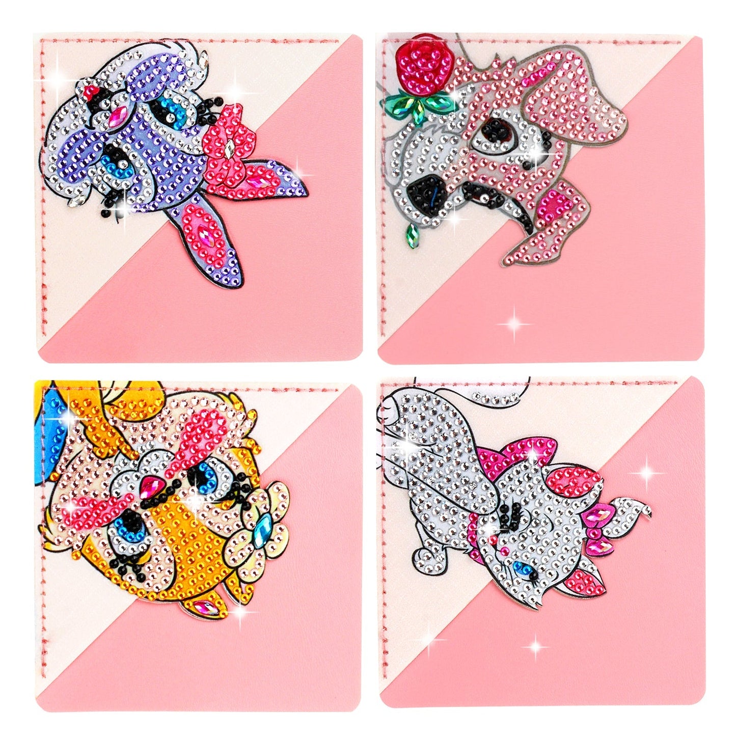 4pcs Cartoon Characters Corner Bookmarks