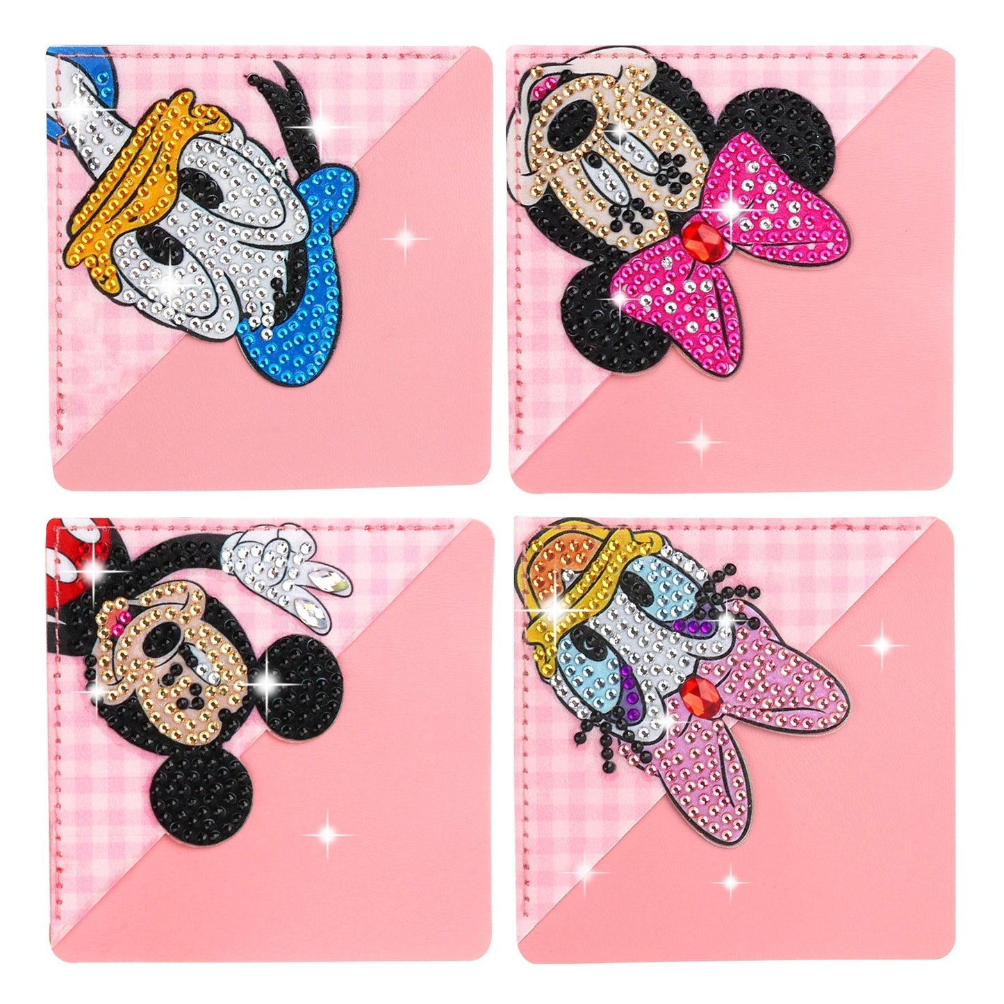 4pcs Cartoon Characters Corner Bookmarks