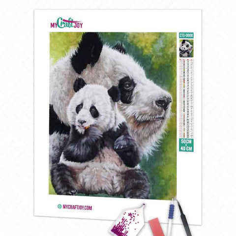Pandas - DIY Diamond Painting Kit