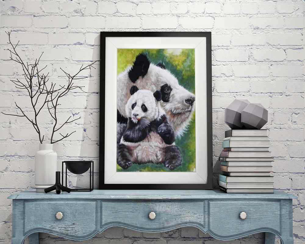 Pandas - DIY Diamond Painting Kit
