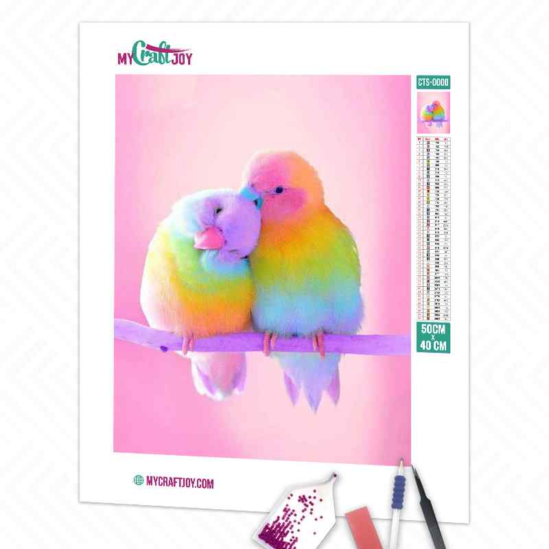 Love Birds - DIY Diamond Painting Kit