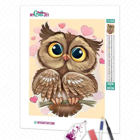 Sweet Owl - DIY Diamond Painting Kit
