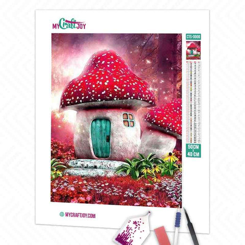 Mushroom House - DIY Diamond Painting Kit