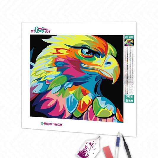 Colorful Eagle - DIY Diamond Painting Kit