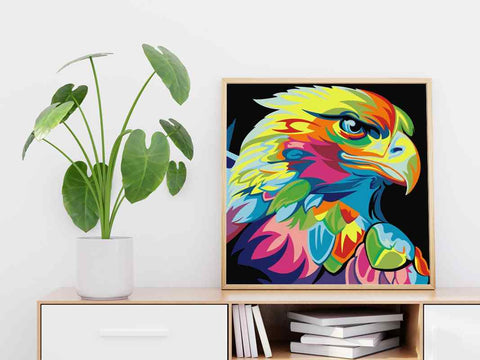 Colorful Eagle - DIY Diamond Painting Kit