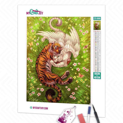 Tigers in Love - DIY Diamond Painting Kit