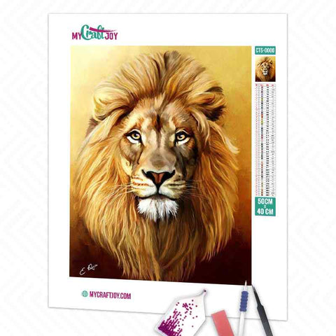 Lion - DIY Diamond Painting Kit