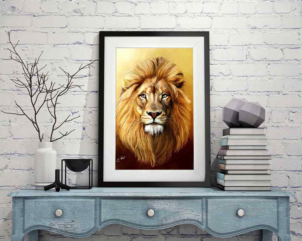 Lion - DIY Diamond Painting Kit