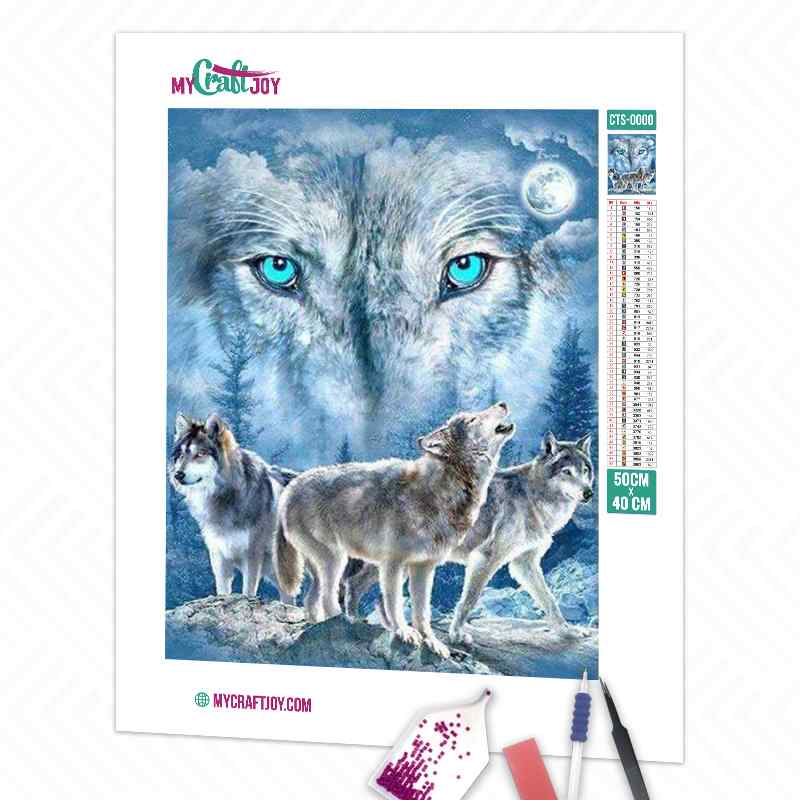 Wolves - DIY Diamond Painting Kit