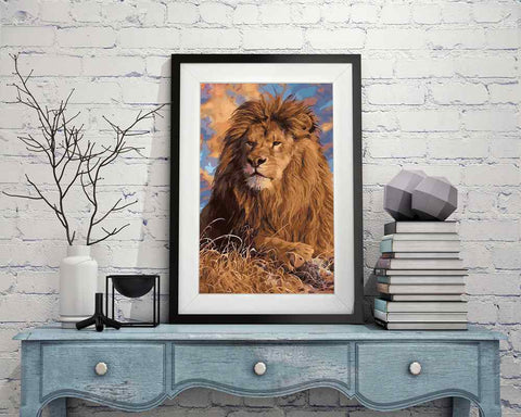 Lion - DIY Diamond Painting Kit