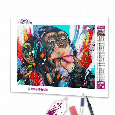 Monkey - DIY Diamond Painting Kit