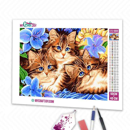 Kitties - DIY Diamond Painting Kit