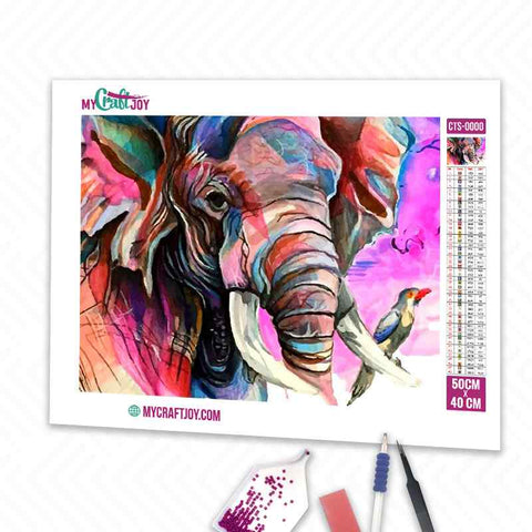 Elephant - DIY Diamond Painting Kit