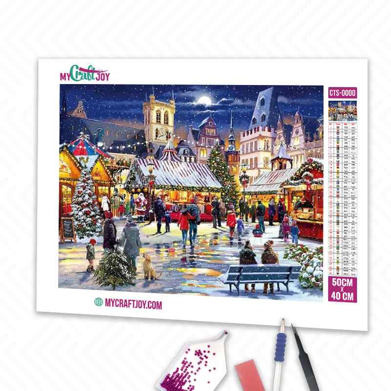 Christmas Square - DIY Diamond Painting Kit