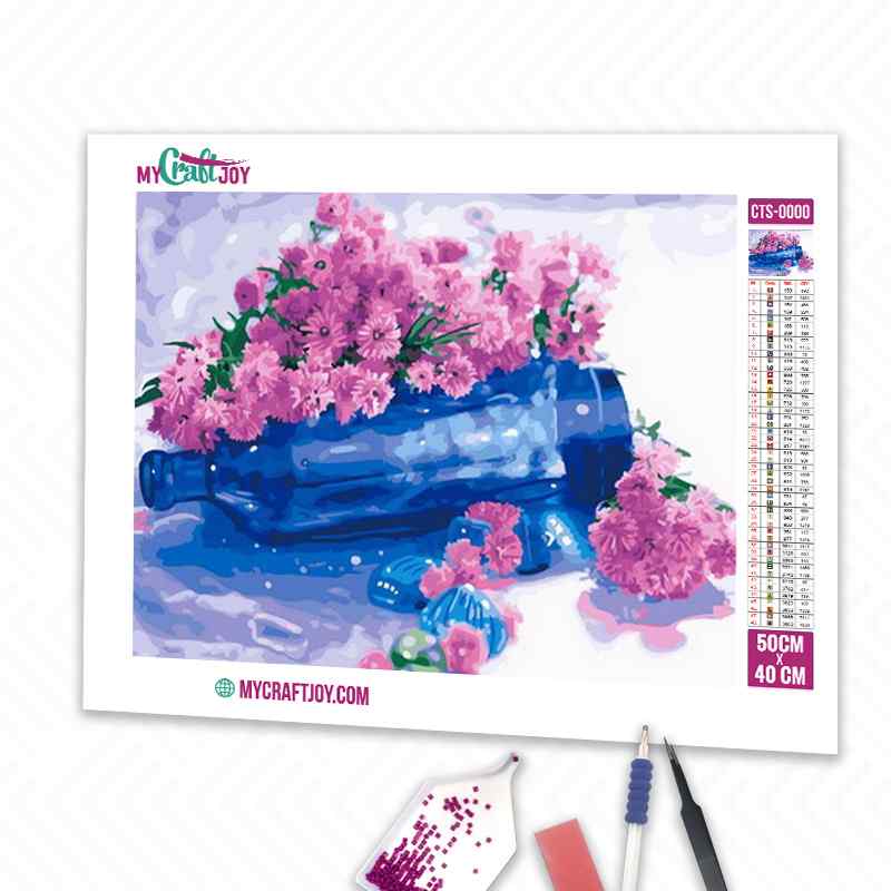 Flowers - DIY Diamond Painting Kit
