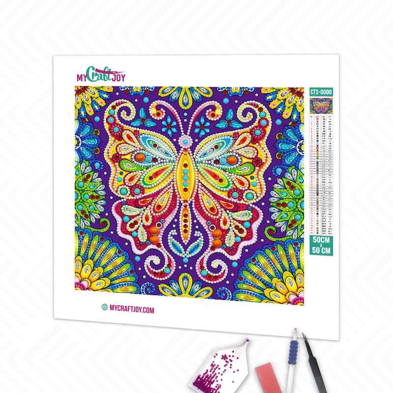 Butterfly Abstract - DIY Diamond Painting Kit