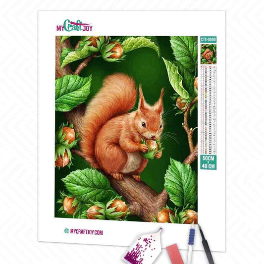 Squirrel - DIY Diamond Painting Kit