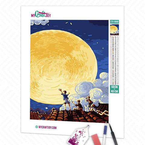 Moon - DIY Diamond Painting Kit