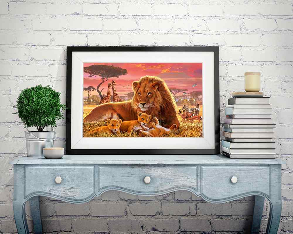 Lion - DIY Diamond Painting Kit