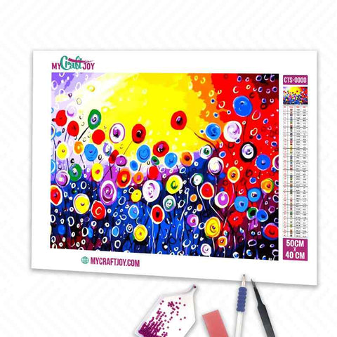 Abstract - DIY Diamond Painting Kit