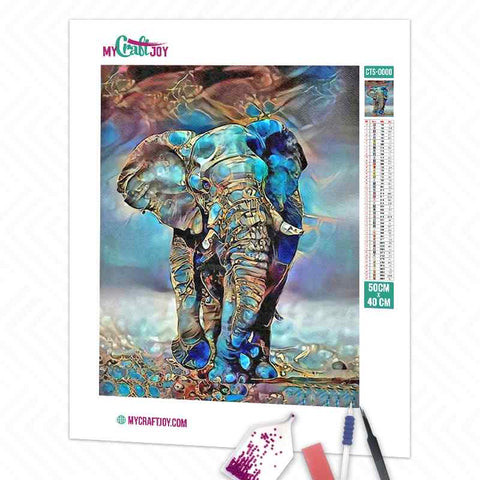 Elephant - DIY Diamond Painting Kit