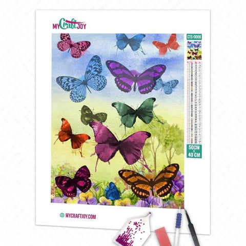 Butterflies - DIY Diamond Painting Kit