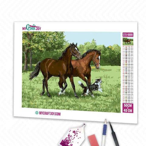 Horses - DIY Diamond Painting Kit