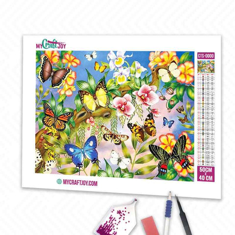 Butterflies - DIY Diamond Painting Kit