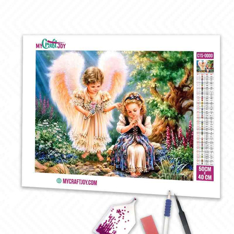 Angel and Girl - DIY Diamond Painting Kit
