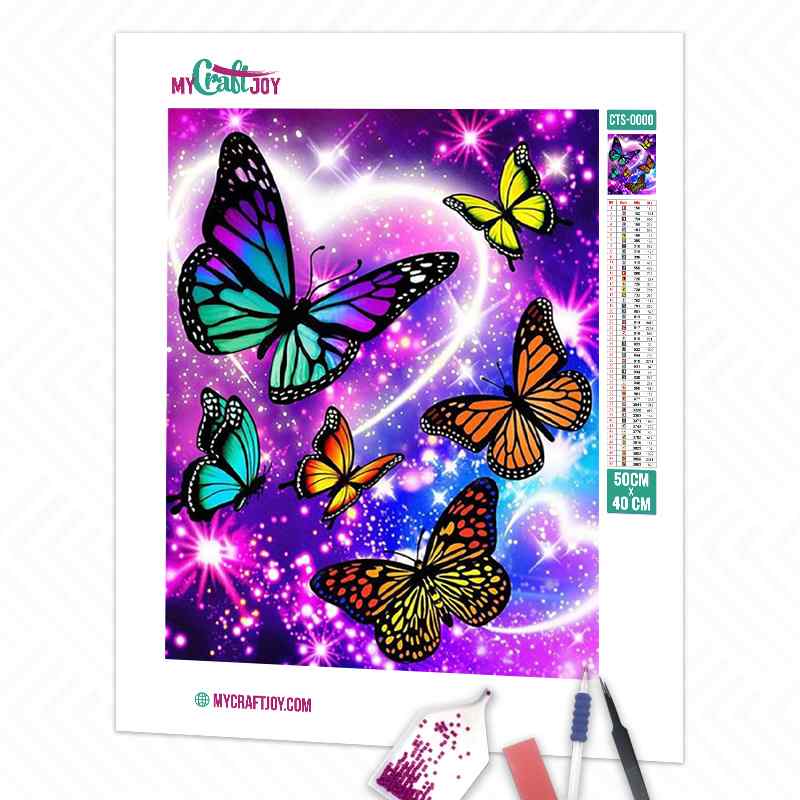 Butterflies Fantasy - DIY Diamond Painting Kit