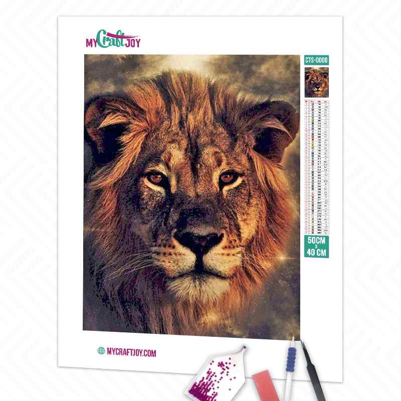 Lion - DIY Diamond Painting Kit