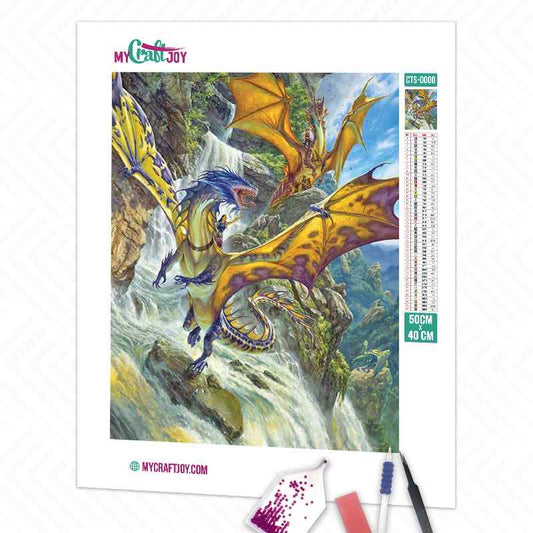 Dragons - DIY Diamond Painting Kit