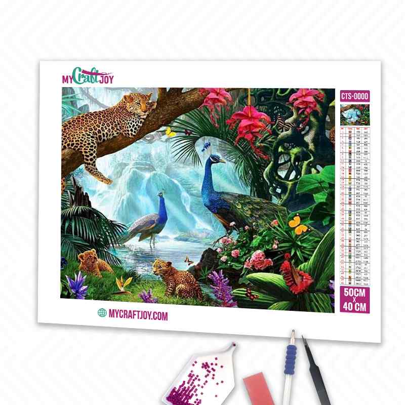 Peacocks - DIY Diamond Painting Kit