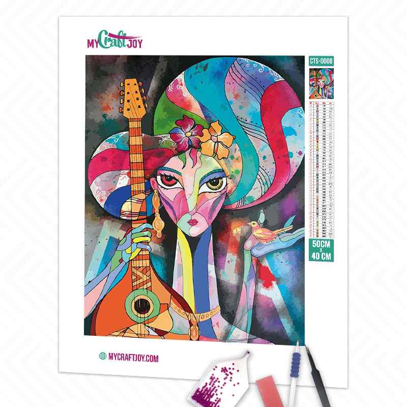 Guitar - DIY Diamond Painting Kit