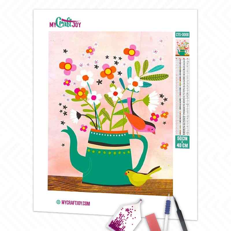 Flowers - DIY Diamond Painting Kit