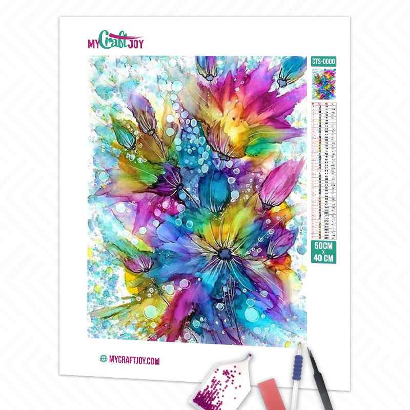 Flowers - DIY Diamond Painting Kit