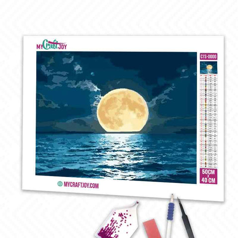 Moon - DIY Diamond Painting Kit